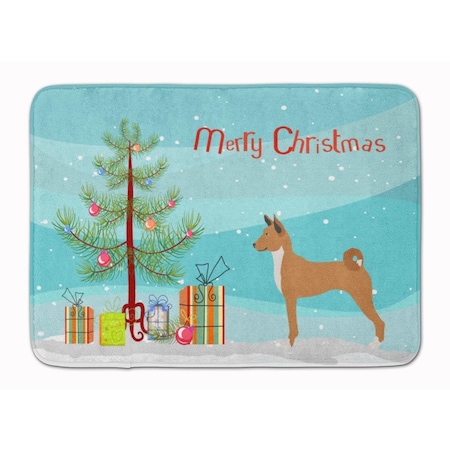 Carolines Treasures Telomian Christmas Machine Washable Memory Foam Mat BB8495RUG